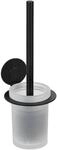 WENKO Turbo-Loc&reg; WC-Garnitur Bivio Black matt, Wandhalter aus Aluminium,...