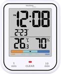 Technoline WT380 Digitale Badezimmeruhr mit Hygrometer und Thermometer | wasserdicht