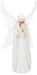 Nemesis Now B2798G6 Love Remains Anne Stokes Figur, 26 cm, Wei&szlig;, Kunstharz