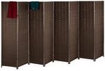 Relaxdays Paravent Raumteiler, HxB: 170x320 cm, Faltbarer Raumtrenner,...