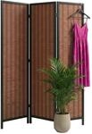 Relaxdays Paravent, 3-teilig, Faltbarer Raumtrenner, H x B: 170 x 120 cm,...