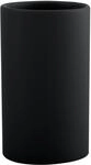 Spirella Zahnputzbecher Zahnb&uuml;rstenhalter Keramik Tube 7x11,5 cm Schwarz Matt,...