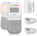Lionelo Babyline 2.3 Audio-Babyphone mit Nachtlicht, Reichweite bis zu 400 m,