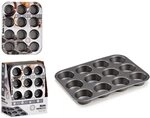 Kuchenform, Dunkelgrau (20 x 2,5 x 26 cm) (20 x 2,5 x 26 cm)