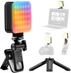 LED Videoleuchte, Rollei Lumis RGB V3 Dauerlicht Fotografie Kompatibel mit Kamera