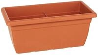 Dehner Blumenkasten Akea, ca. 100 x 46 x 40 cm, Kunststoff, terracotta