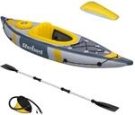Rebel Electro Kajak Aufgeblasen Touristen Ponton 282x90 Paddel Pumpe Sitz RBA-4515