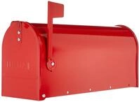 ALUBOX Amerikanischer Briefkasten 22X17X48 cm Briefkasten aus Verzinktem Blech