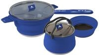 Mckinley Unisex Set SIL I 2P Geschirr Set, Blue Dark, One Size