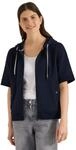 Cecil Kurzarm Sweatjacke mit Kapuze universal Blue L