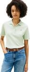 Tommy Hilfiger Damen Poloshirt Kurzarm 1985 Pique Regular Fit, Gr&uuml;n (Gentle Jade),