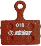 Sinter Scheibenbremsbelag 018 Shimano K Scheibenbremsbel&auml;ge, Rot, One Size
