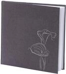 Pagna Gedenkbuch Calla (Kondolenzbuch, 180 Seiten), Grau