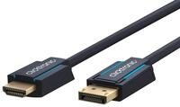 Clicktronic DisplayPort HDMI Kabel 4k 60 Hz unidirektional mit Signalverst&auml;rker - DP