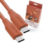 InLine Colour your Charge USB C Kabel 100W, PD Schnellladekabel, Silikon Ladekabel,