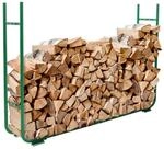 Toolland Verstellbares Holzregal f&uuml;r Brennholz und Holzscheite, rostbest&auml;ndig,