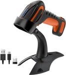 Tera 1D 2D QR Barcode Scanner Kabellos mit St&auml;nder: F&uuml;r Einzelhandel & Lager,