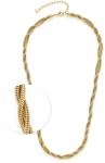 JEWELS BY LEONARDO Halskette Sue &bull; kurze Schlangen-Kette aus goldfarbenem Edelstahl