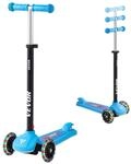 VEVOR Scooter (3 R&auml;der) ab 3 Jahren, Cityroller Kinderroller mit leuchtenden R&auml;dern
