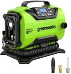 Greenworks G24IN Akku Luftpumpe, 11 Bar, Nieder- oder Hochdruck, automatische