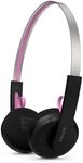 PHILIPS Ringo Duo TAMS1BK ohraufliegender kabelloser Kopfh&ouml;rer | Schwarz, Bluetooth