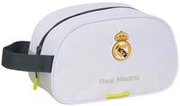 SAFTA Real Madrid Equiicion 25/26 Kulturtasche f&uuml;r Kinder, mittelgro&szlig; mit Griff,