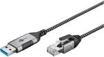 goobay USB-A 3.0 auf RJ45 Ethernet CAT 6 Kabel Slim/Adapterkabel/stabile