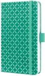 SIGEL JN132 Notizbuch A6 liniert mintgr&uuml;n, Tagebuch Jolie, Hardcover, Gummiband,