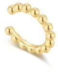 ANIA HAIE offene Damen Ohrring-Klemme MELODIC POET Beaded aus 925 Sterling Silber 14k