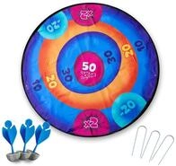 Simba Park Dart Wurfspiel &ndash; Outdoor-Dartspiel mit 3 Wurfpfeilen (14 cm) mit