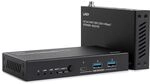 LINDY 43421 100m Cat.6A 2 Host USB 3.2 Gen 1 HDBaseT Extender