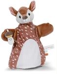 NICI Schmusetuch Handpuppe Rehkitz 2in1 26x25cm - braun - Kuscheltuch f&uuml;r Babys &