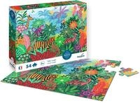 Calypto 3907805 Dschungel, 54 Teile Puzzle mit Soft-Touch, Kinderpuzzle mit gro&szlig;en