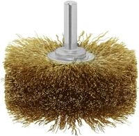 Bosch 2609256541 DIY Holzstrukturb&uuml;rste Kordeldraht, Vermessingt, &oslash; 80 mm, 8 mm,