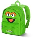 KARACTERMANIA Sesamstra&szlig;e Oskar der Griesgram Face-Joy Kindergartenrucksack, Gr&uuml;n,