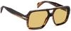 DAVID BECKHAM DB 7151/S BROWN HORN 55