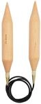 KnitPro Basix Rundstricknadel, Feste, Birkenholz, Mehrfarbig, 100 cm x 35,00 mm