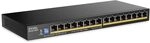 Zyxel 16-Port PoE Switch | Unmanaged Gigabit Netzwerk Ethernet Switch | 16x GbE PoE+