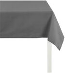 APELT 4362 100x100 87 Tischdecke, Baumwoll-Mischgewebe, dunkelgrau, 100 x 100 cm