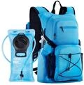 VEVOR Trinkrucksack 25 L isolierter Rucks&auml;cke mit 2 L TPU-Wasserblase Laufrucksack