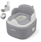 Relaxdays T&ouml;pfchen 4-in-1, Kindertoilette mit Deckel, HBT: 33,5x36,5x29 cm,