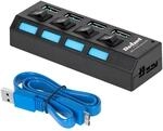 Rebel HUB USB 3.0 4-Port 5Gb/s Plug&Play Rebel