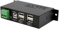 EXSYS EX-1163HMS USB 2.0 Hub Metall 4-Port