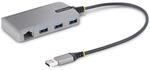 StarTech 3-Port USB-A Hub 5Gbps mit Gigabit Ethernet RJ45, 30cm Kabel