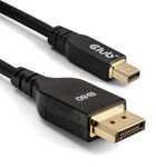 Club3D CAC-1116 MiniDisplayPort to DisplayPort DP80 Bidirectional Vesa Certified