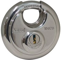 KASP Disc-Vorh&auml;ngeschloss, 70 mm, runder K&ouml;rper, gleichschlie&szlig;end K16070A3