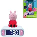 Lexibook, Peppa Wutz, Peppa Wutz Nachtlicht-Wecker, Kl&auml;nge und Melodien,