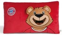 NICI Kissen FC BAYERN M&Uuml;NCHEN B&auml;r Berni 43 x 25 cm &ndash; rechteckiges Kuschelkissen
