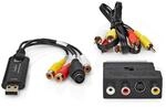 Nedis VGRRU101BK Video Grabber | USB 2.0 | 480p | A/V-Kabel/Scart