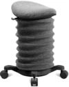 TOPSTAR Sitness 4D mit Rollen - AGR-Zertifiziert Dynamischer Sitzhocker schwarz,